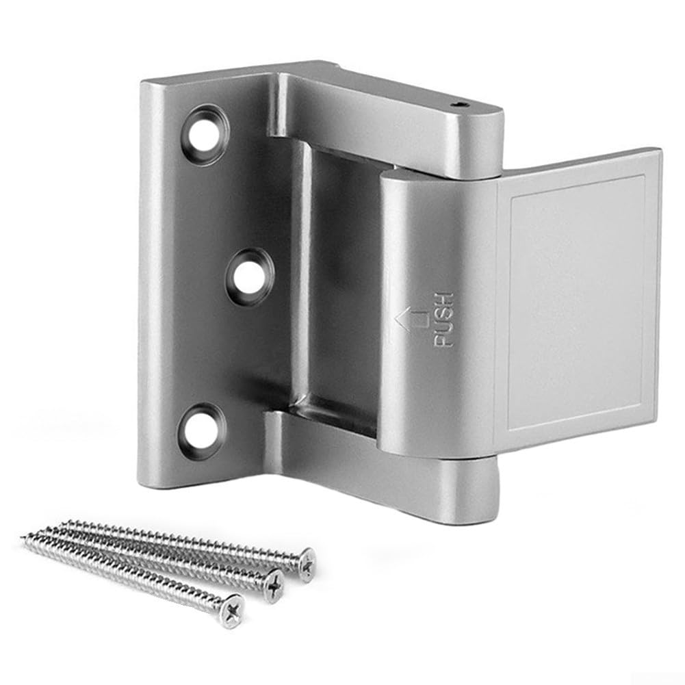 Door Lock Reinforcer Privacy Door Latch Swinging Door Extra High Resistance Home Doors Security Locks