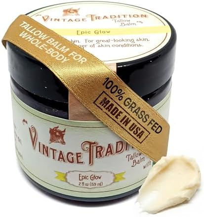 Vintage Tradition Epic Glow Grass-Fed Tallow Balm | Face & Body 2 oz