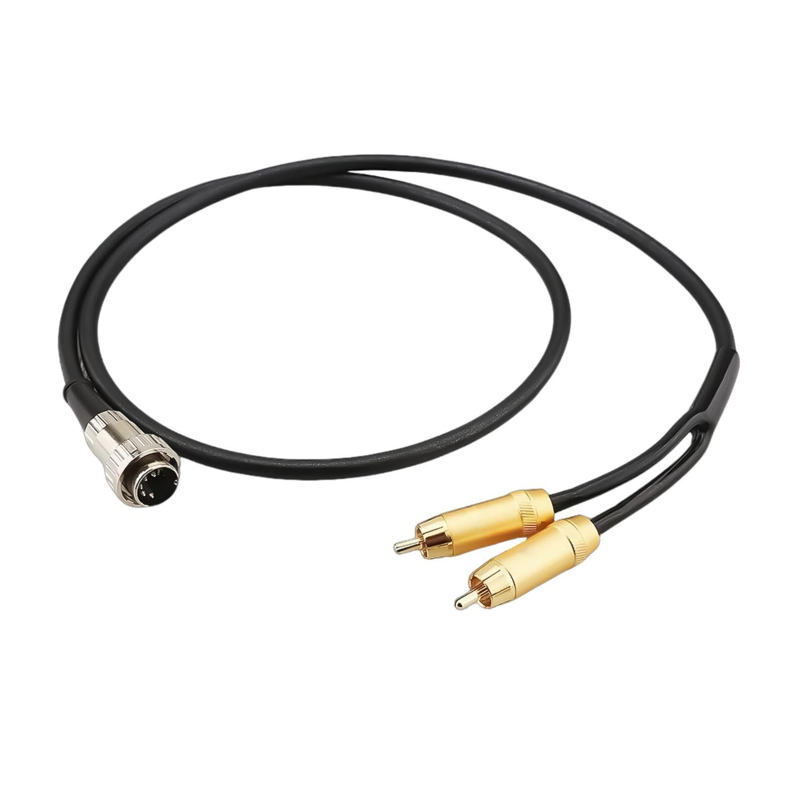 Cavo adattatore audio da 5 pin DIN maschio a doppio maschio, suono ad alta fedeltà per sistemi stereo, 50 cm/100 cm/150 cm