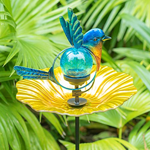 Mumtop 5080D Glass Bird Baths For Outdoors, Bluebirds Birdbaths Bird Feeders thumb #4