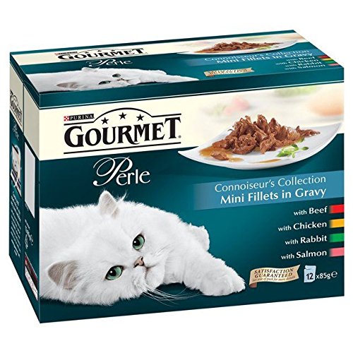 Gourmet Perle Mixed Pouch Connoissuer's Selection 12 x 85g (PACK OF 4)