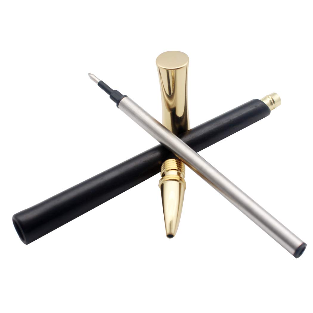 Settelaghi Penna A Sfera Classica Lady Con Cappuccio In Metallo Laccato Nero Settelaghi