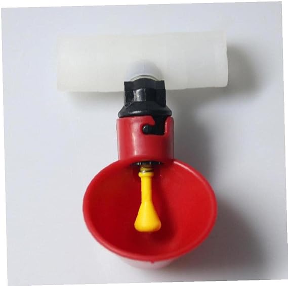 4 Pcs Automatic Chicken Bird Feeder Duck Drinker Feeder Poultry Watering Can Cup Bowl Dispenser Backyard Chicken Flock