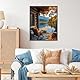 Camocin Art Malen nach Zahlen Erwachsene Landschaft, Landschaft Malen nach Zahlen Erwachsene leinwand Set, DIY Gebirge Paint by Numbers für Home Decor, Ohne Rahmen 40x50cm