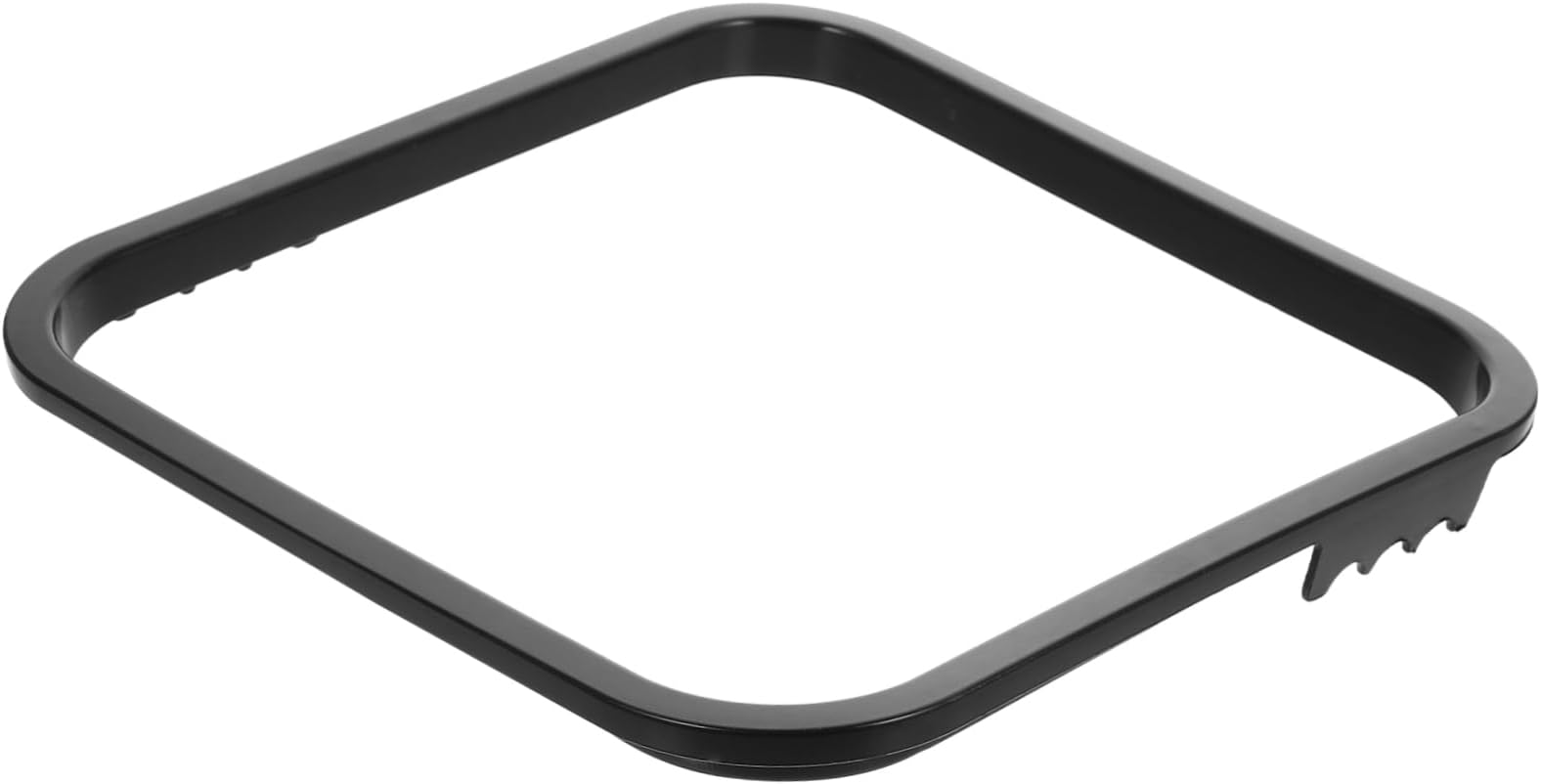 Healifty Square Trash Can Press Ring for Kitchen Waste Bin Pet Material Garbage Can Accessory Secure Fit for Plastic Bags Scratch and Easy to Install for Home and Office Use