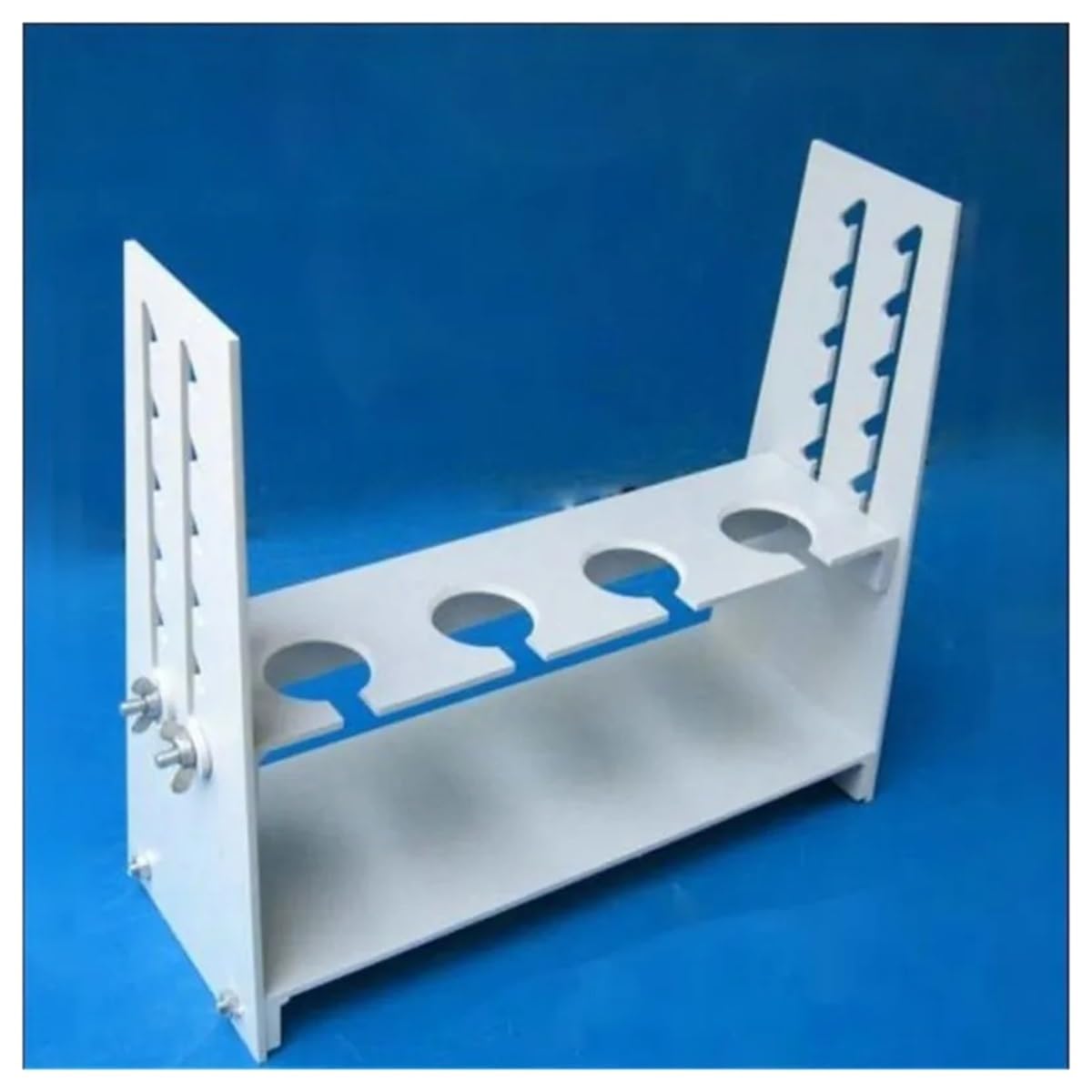 Verrerie et matériel de laboratoire Support de séparation relevable en PVC à 4 trous for fournitures de laboratoire(500ml 1x6 6holes)