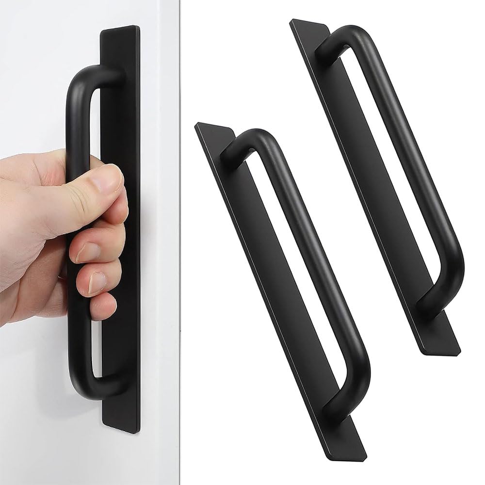 Sponsored Ad – JZS Cabinet Drawer Handles Pulls of Self-Stick Instant,Aluminum Alloy Push Pull Handles Helper with Adhesive Door Handle for Kitchen, Window Sliding Closet,148mm,2PCS,Black