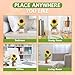 Sunflower Crochet Flower Gift - Handmade Positive Doll with Uplifting Quote - Thank You, Appreciation Gift for Teacher, Best Friend, Coworker, Women - Cute Emotional Support Decor (S3)