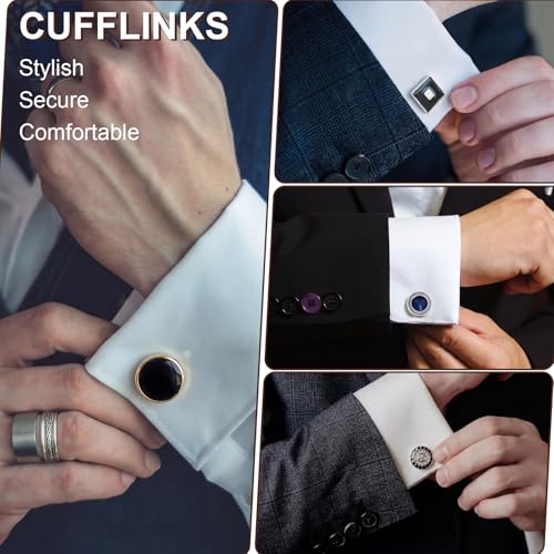 Set de 30 Mancuernillas y Clips para Corbata Hombre miniatura 5