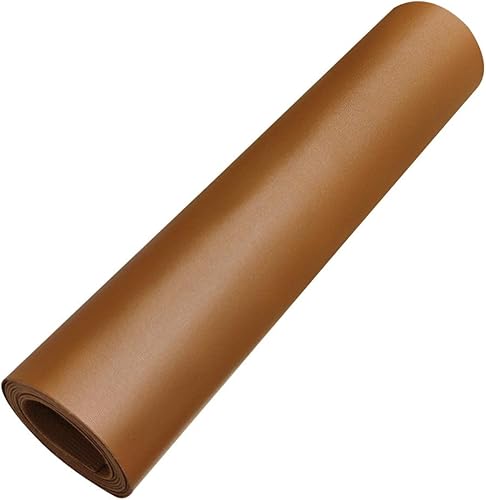 Miniatura 95 de HYANG - Hojas de piel sintética de color liso beige, 1 rollo de 12 x 53 pulgadas, piel sintética ideal para hacer proyectos de manualidades hechos a