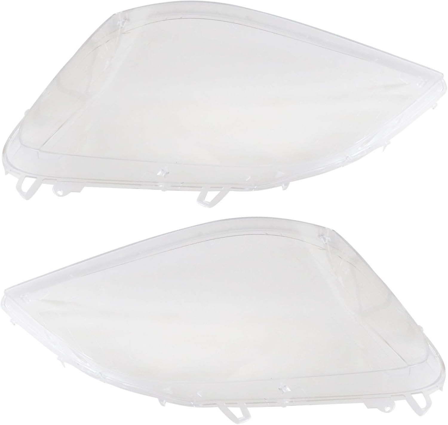 FZJDSD 1 Pair Headlight Lens Headlamp Cover Compatible with Mercedes Benz ML Class W164 ML320 ML350 ML500 ML550 ML63 AMG 2005 2006 2007 2008