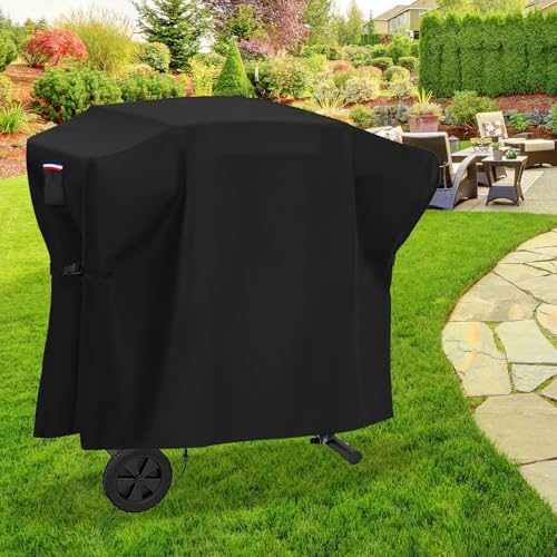 Agustone Grill Cover for Blackstone 2350 On-The-Go 22” Omnivore Flex-Fold Griddle with Locking Hood, Portable Griddle Cover, Waterproof BBQ Cover for Outdoor Griddle Cover- 41x25x37 in - Thumbnail 6