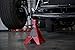 BIG RED T46202 Torin Steel Jack Stands: 6 Ton (12,000 lb) Capacity, Red, 1 Pair