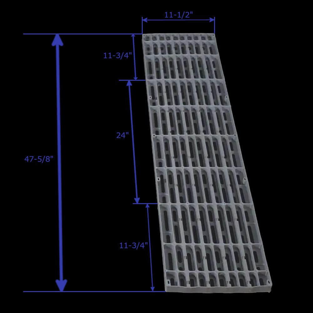 Patriot Docks 1x4 Gray Poly Deck Board(11 3/8