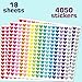 4000 PCS Small Heart Stickers for Kids, 1/2