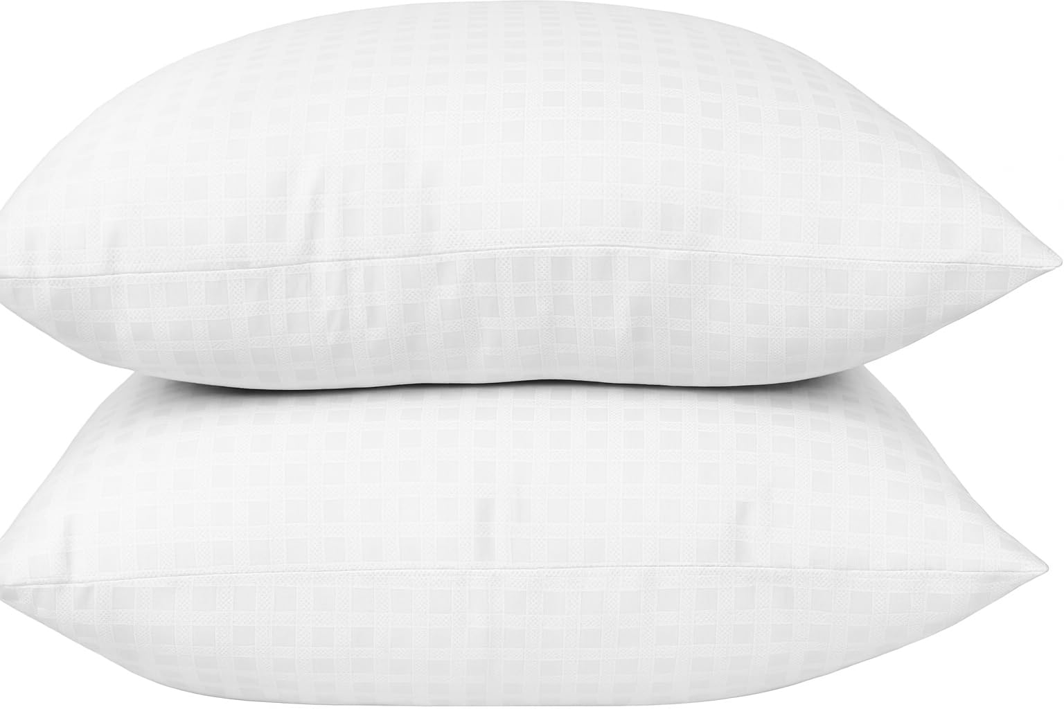 Nod Off Pack Of 2 Luxury Super Soft Down Alternative Bed Pillows - Poly-Cotton Case Hypoallergenic and Dust Mite Resistant, Ultra bounce Sleeping Pillows Suitable for Back and Side Sleepers