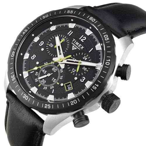 Image of TIMEX Vector Analog Watch for Men with Round Dial & Water Resistant Man's Wrist Watches