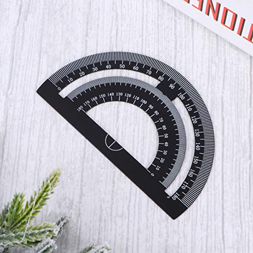 EXCEART 4 Pcs Régua de Metal Conjunto Conjunto de Ferramentas de Geometria Régua Triangular de Alumí