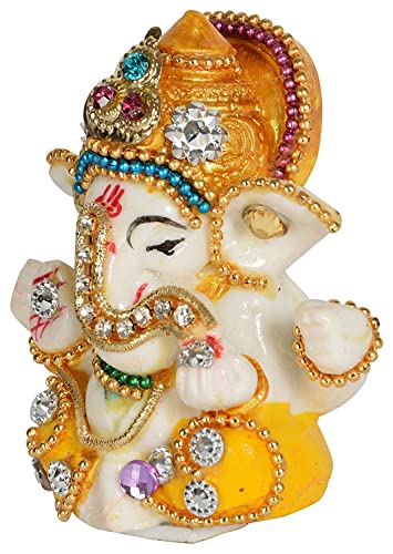 Idole de Ganesh : mini statuette zen pour espace de travail encombré - 3