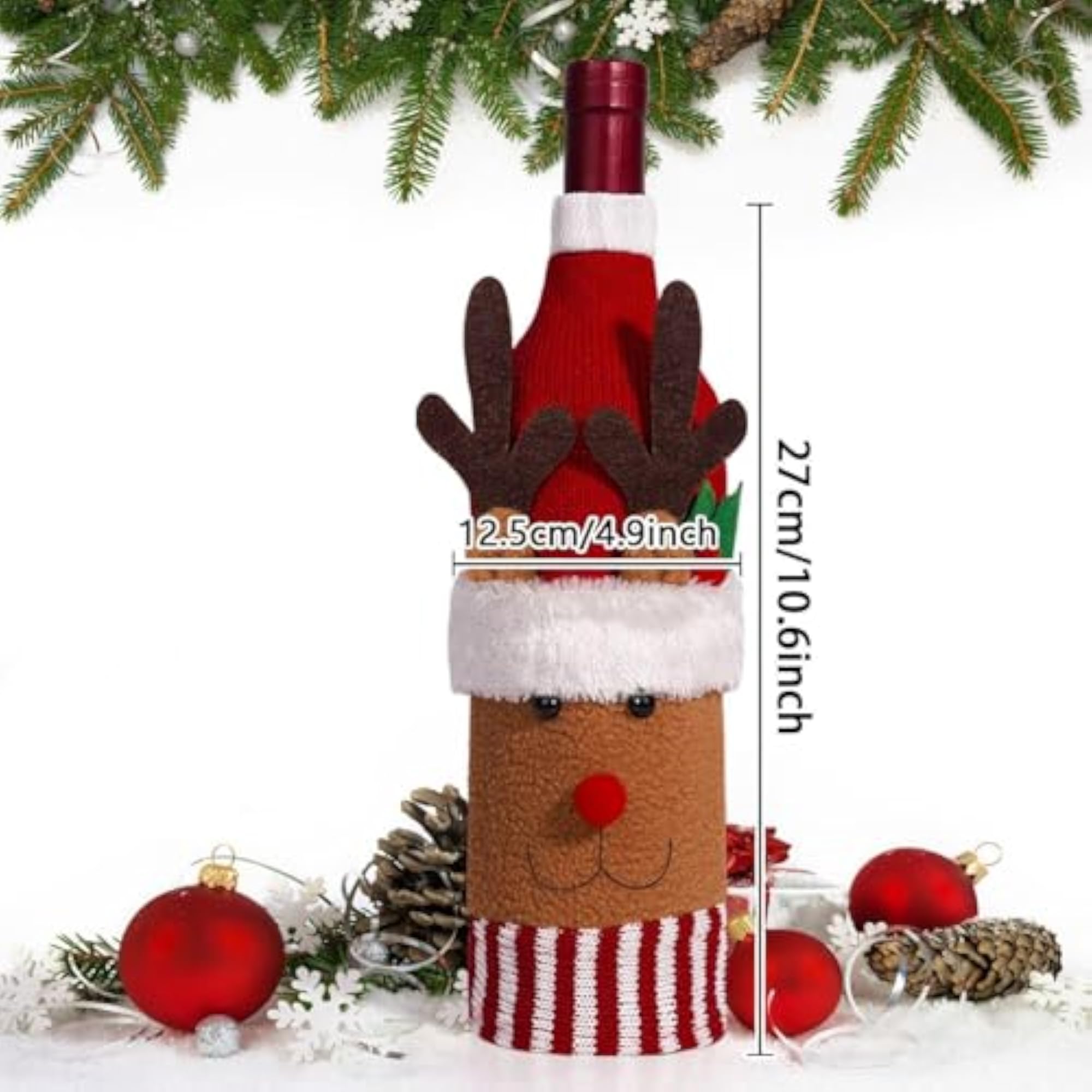Elk Bottle Cover for Dining Table Decor