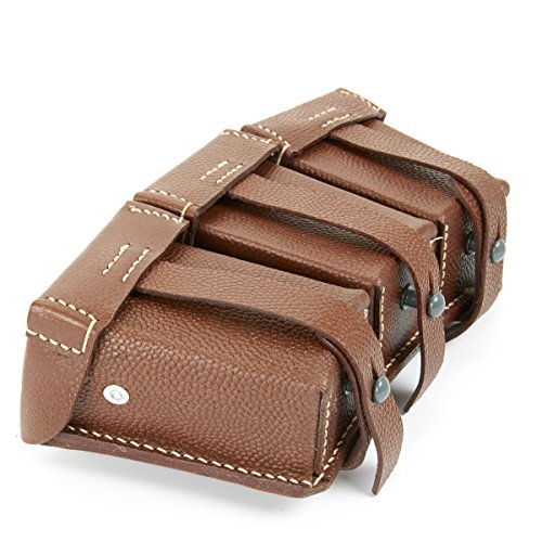 German Wwi Gewehr 98 Brown Leather Ammunition Pouch, Gew 98, G98 #TOP3