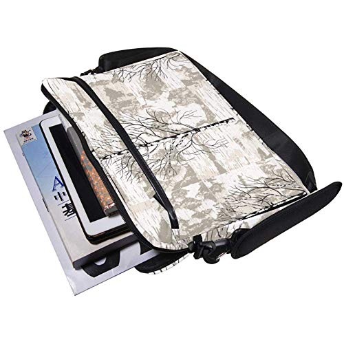 Bandolera para portátil Abstract Canoa Birch que evita golpes de 14 a 15 5