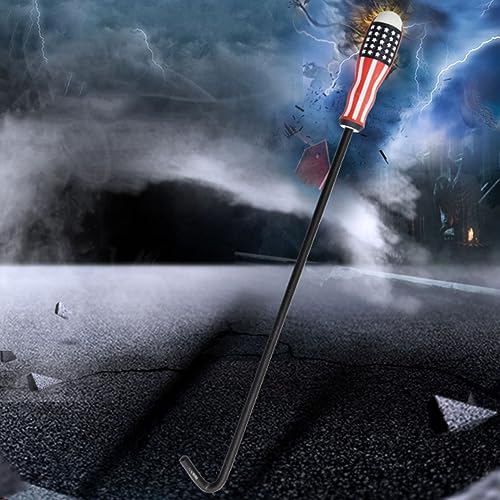 Gancio per Tombino Gancio for disossare carne con manico in gomma, confezione da 1/2 20 pollici 40 sollevatore for fognature for chiusini di sollevamento e coperture for scarichi tempestosi, ganci di