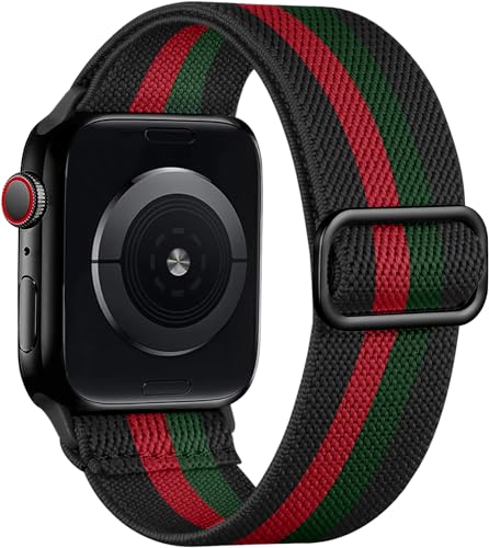 Lerobo-Braided-Band-Compatible-with-Apple-Watch-Series-9-8-7-45mm-41mm-Ultra-2-Band-49mm-Series-6-5-4-SE-44mm-40mm-Series-3-2-1-38mm-42mm-Men-iWatch-Bands-Womens-Stretchy-Nylon-Solo-Loop-Sport-Strap 51vm5fajjML