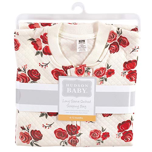 Image of Hudson Baby Unisex Baby Premium Quilted Long Sleeve Sleeping Bag and Wearable Blanket