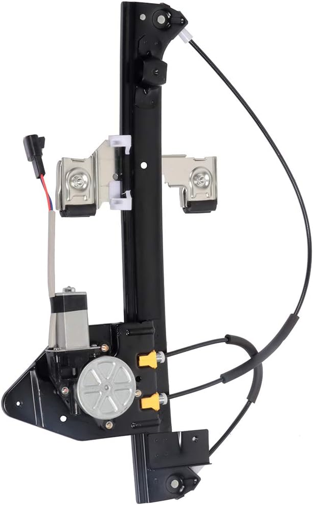 Rear Left Driver Side Power Window Regulator with Motor fits for 2004-2007 for Buick Rainier 2002-2009 for GMC Envoy R 2004-2008 for Isuzu Ascender 741-892 10356992