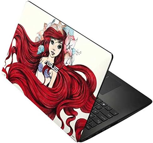 Skinit Decal Laptop Skin Compatible with Asus X502CA 15.6 - Officially Licensed Disney The Little Mermaid Ariel Illustration Design