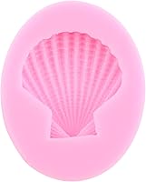 Vista 5 de Mujiang Moldes de silicona para caracola, estrella de mar, erizo de mar, para decoración de pasteles, decoración de pasteles, chocolate, pasta