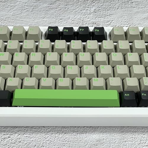 Image of Fogruaden PBT Keycaps Set, Cherry Profile Custom Keycap for Mechanical Keyboard Keycaps(Cherry songbai)