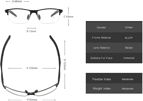 Miniatura 4 de Gafas de lectura bifocales fotocromáticas de transición para hombres y mujeres, gafas de sol cuadradas para ciclismo, deportes, lectores 0 +4.00