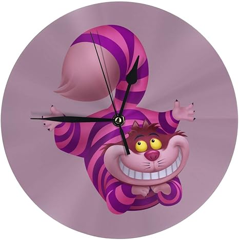 Amazon Co Jp 掛け時計 チェシャ猫 アリス 壁かけ時計 壁掛け 壁時計 リズム時計 置き掛け兼用 スイープ インテリア おしゃれ モダン 連続秒針 ウォールクロック 電池式 ホーム ベッドルーム キッチン 新築祝い リビング お部屋 雰囲気 飾り オフィス ステント機能付き