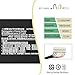 MULS BTY-M55 90Wh Laptop Battery Replacement for MSI Alpha 15 A3DDK A4DEK B5EEK B5EX MSI Alpha 17 B5EEK MSI Pulse GL66 12UGK MSI Sword 15 A11UG 925QA055H 4ICP5/63/133 5845mAh 15.4V