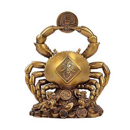 Crabe de cuivre Fengshi : rompez la monotonie de votre bureau avec cette statue