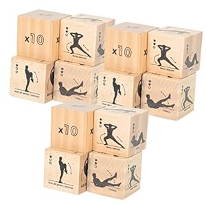 VANZACK Fitness Holzwürfel 3er Set