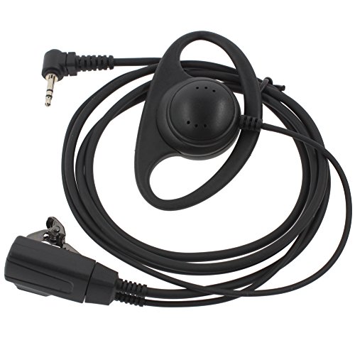 Aoer D Shape Earpiece Headset Ptt For Motorola Talkabout Cobra Two Way Radio Walkie Talkie 1Pin #TOP2