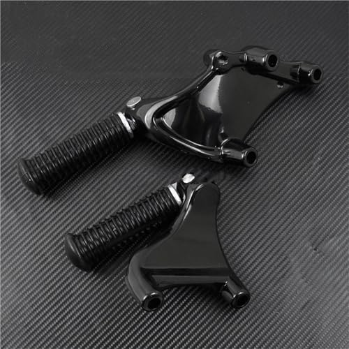 Cale pieds moto finition noire premium pour Harley Iron 883 et XL 1200 - 3