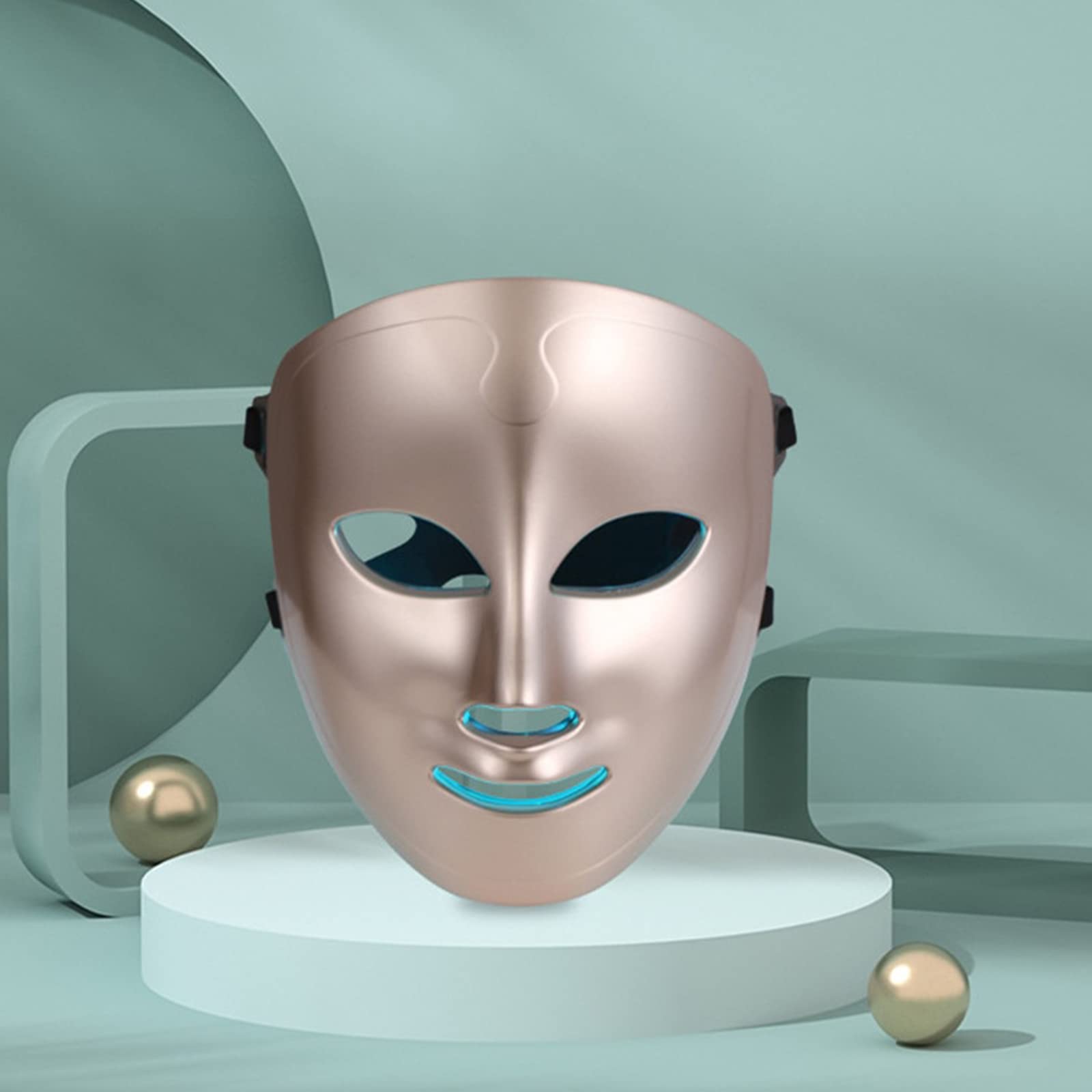 KLEANE Led Face Mask Light Therapy, Light Therapy Mask, 7 Led Light Therapy Facial Skin Care Masks, Deep Repair Skin, Reduce Wrinkles, Acne, Eyebags, Salon Effect, Holiday Gift