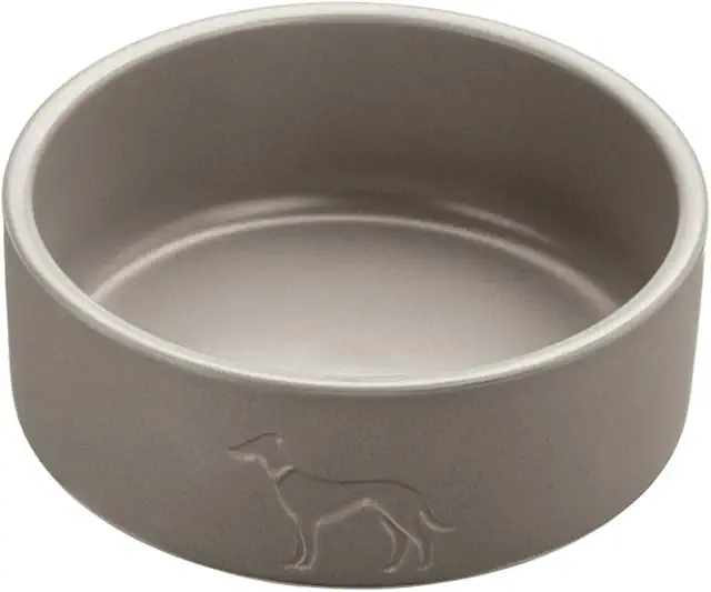 HUNTER Keramik-Napf Osby Taupe 350 ml - Eleganter Futternapf für Hunde & Katzen