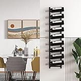 Zoom IMG-1 giantex portabottiglie in metallo montato Zoom IMG-1 giantex portabottiglie in metallo montato