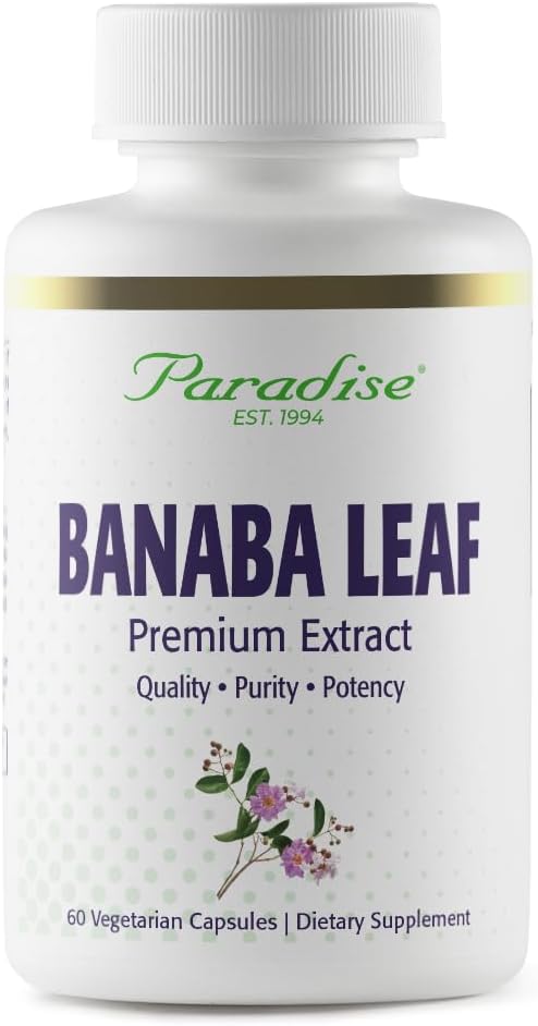 Banaba Leaf, 60 Vegetarian Capsules