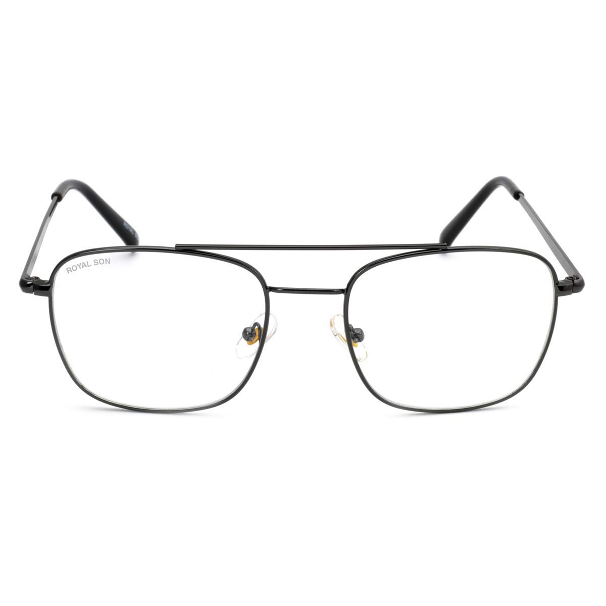 ROYAL SON Retro Square Spectacle Frame For Men And Women (RS0023SF|50|Transparent Lens) - Image 2 thumbnail