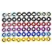 Wheel Lug Nut M6 JDM Car Modified Hex Fasteners Fender Washer Bumper Engine Concave Screws Car-Styling Wheel Nut Caps (Color : White)