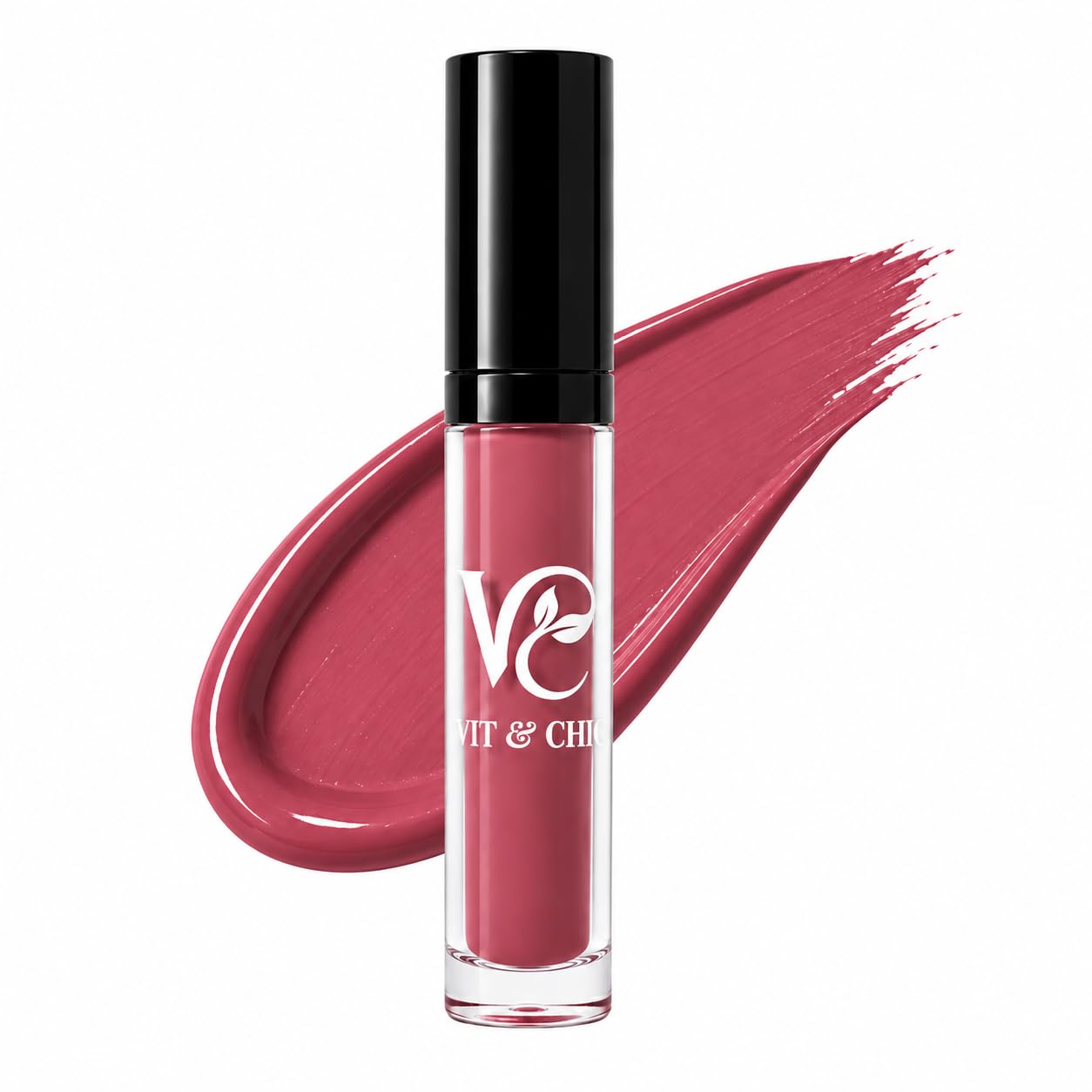 Liquid Lipstick – Romrose | Long-Lasting Lip Colour Infused with Brahmi & Vitamin C | Lightweight Formula | Hydrating & Nourishing Liquid Lipstick-image-5