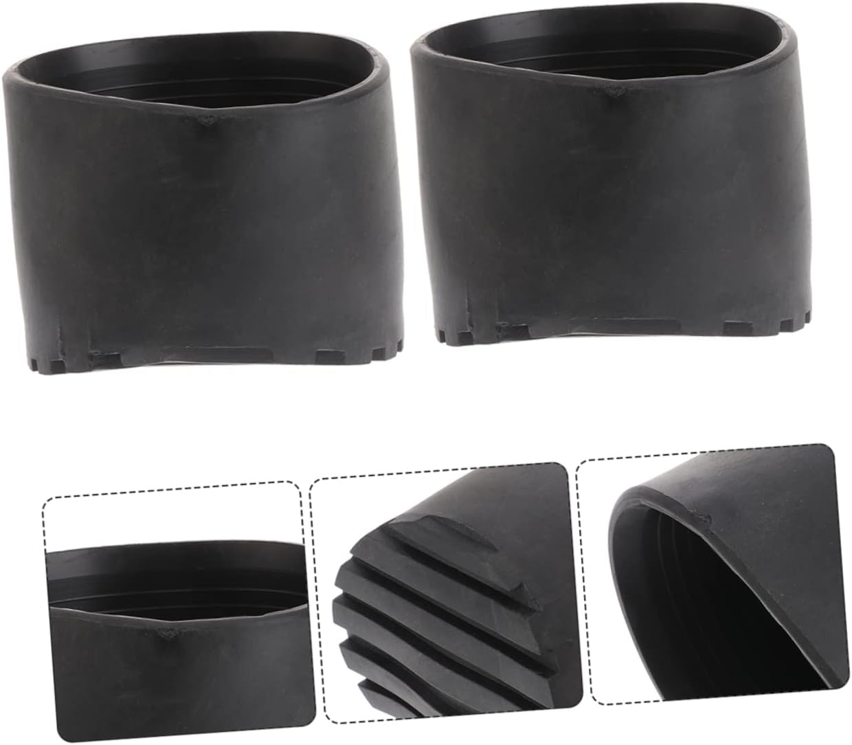 ARTIBETTER 4sets Non-Slip Ladder Pads Ladder Leg Caps for Telescopic Floor Protector High-Grade PVC 2pcs*4