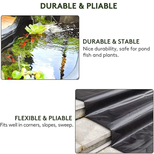 Revêtement de bassin extérieur imperméable pour poissons et canards - 4
