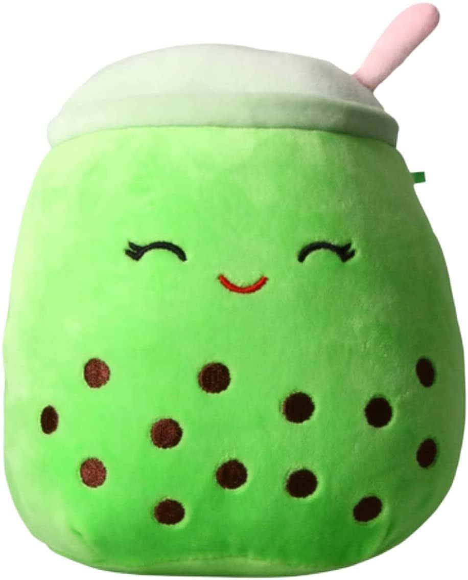 Squishmallows Oficial Kellytoy Food Plush Toys Soft Plush Animal (7.5 Inch, Sevda Bopa Tea)